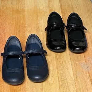 Black & Blue Girls Mary Jane Shoes